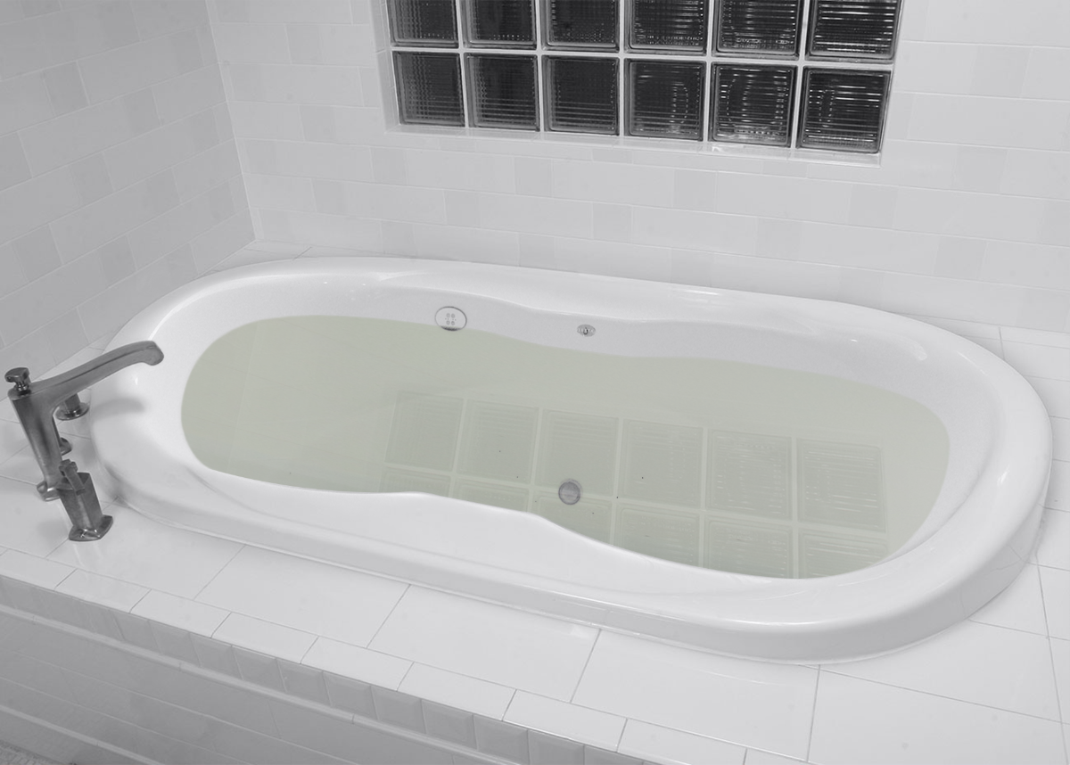 Bathtub without AquaPod bathtub bladder