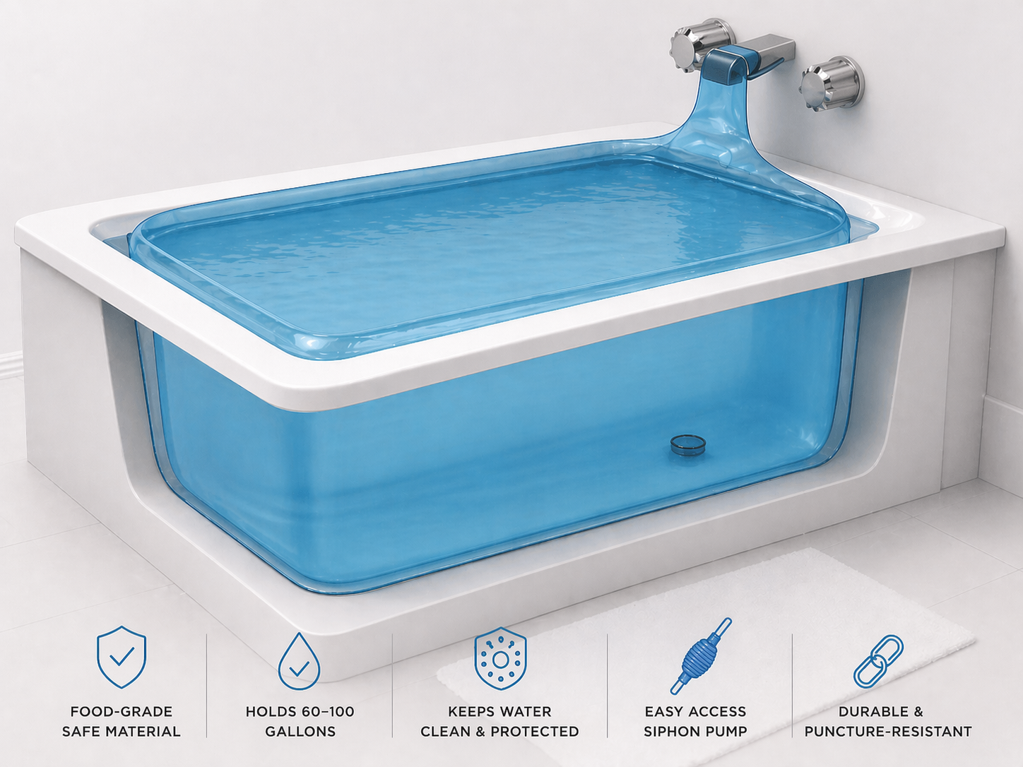 Why Store Water in Your Bathtub?