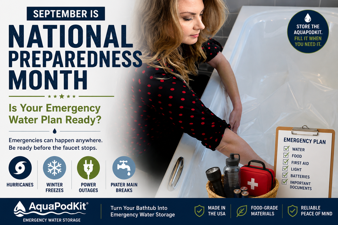 National Preparedness Month: Why September Is the Perfect Time to Build Your Emergency Water Plan