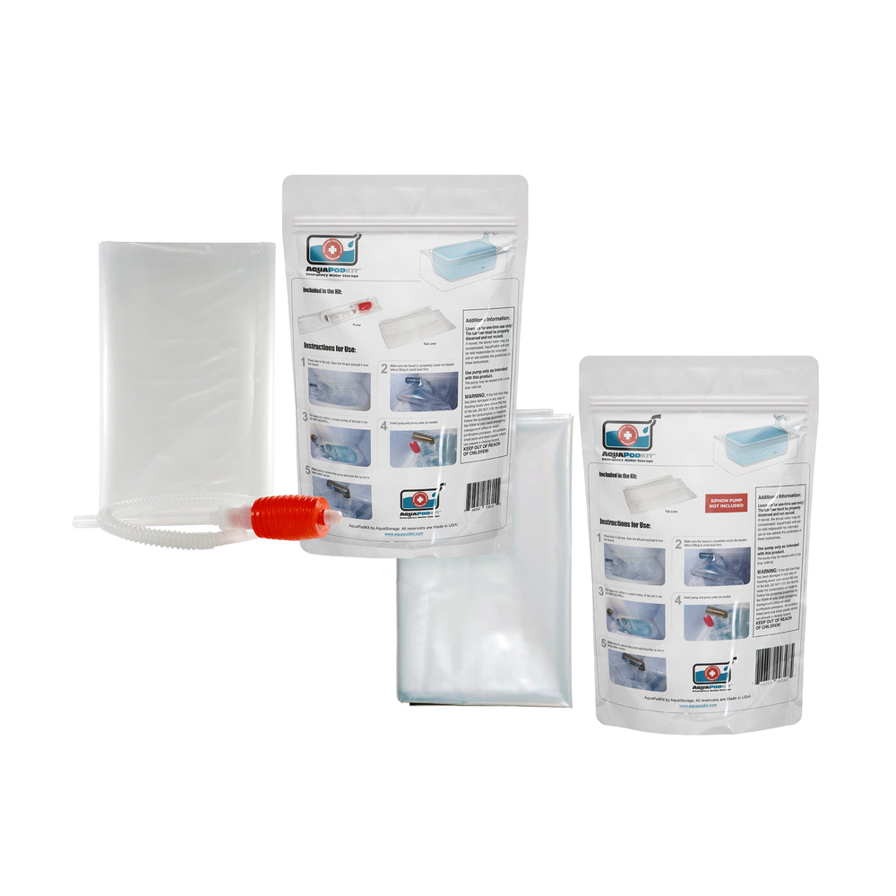 AquaPod Kit 2.0 Plus1 - Extra Liner - 2 liners 1 pump